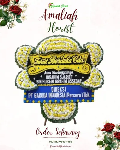 Papan Bunga Duka di Sukadadi